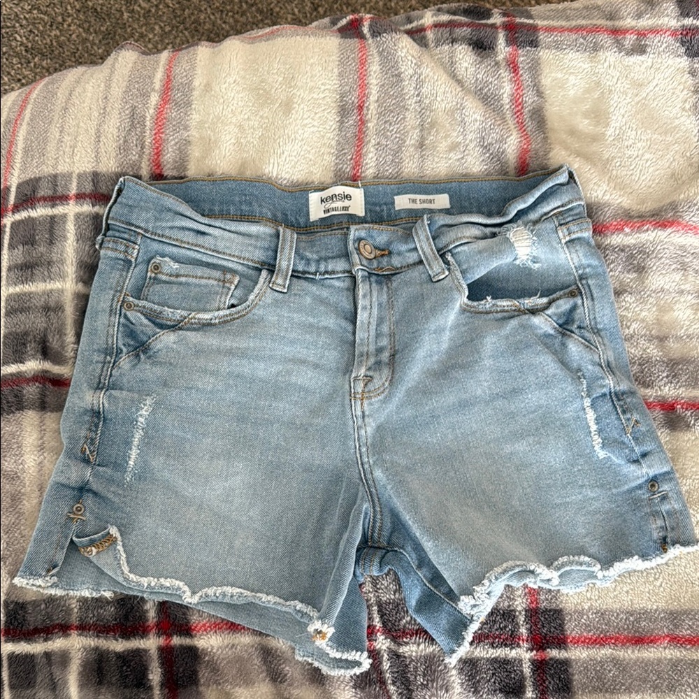 Kensie Light Blue Denim Shorts
